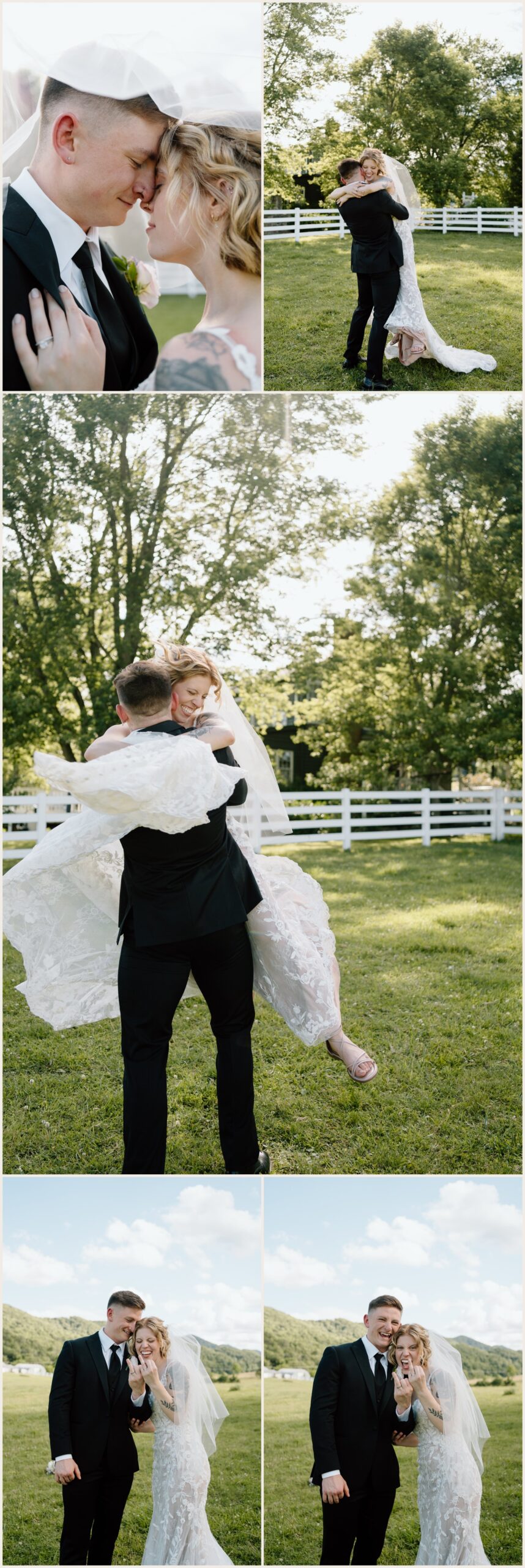  bride and groom portraits at triple j farms 