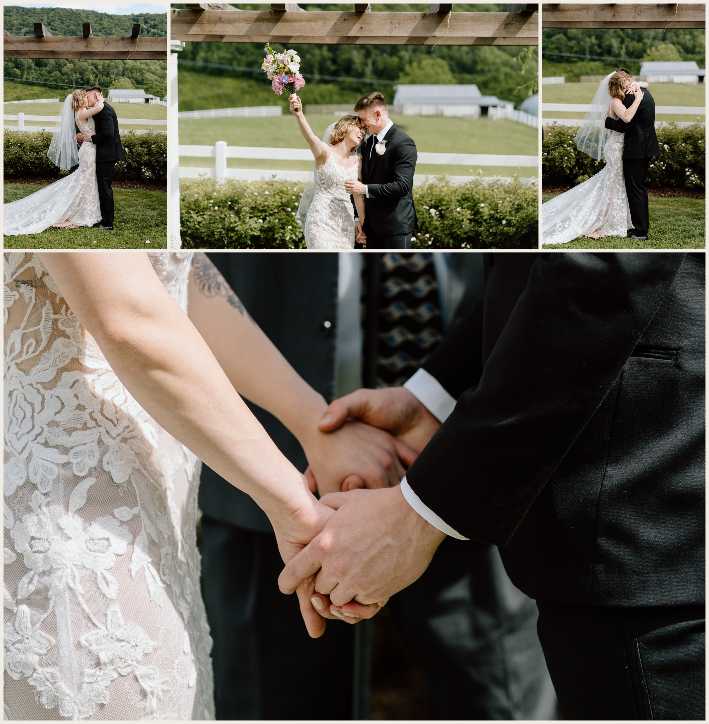  a wedding ceremony at triple j farms 