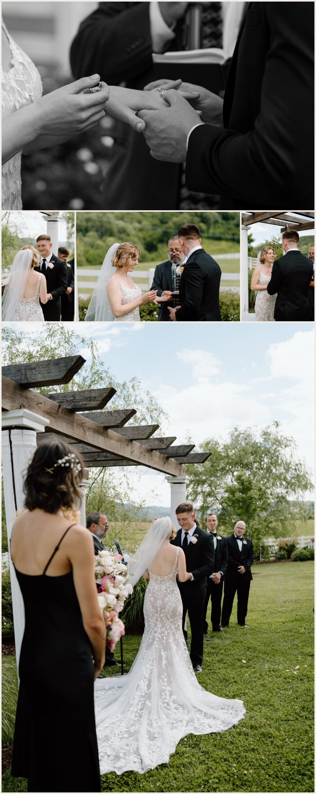  a wedding ceremony at triple j farms 