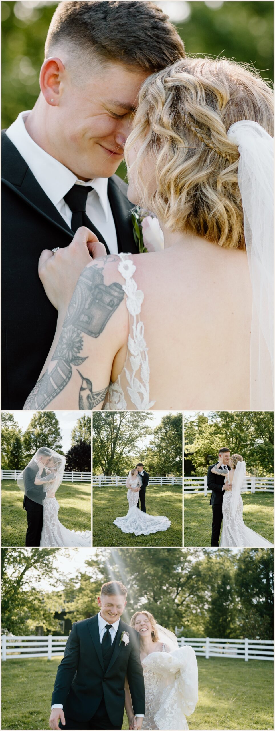  bride and groom portraits at triple j farms 