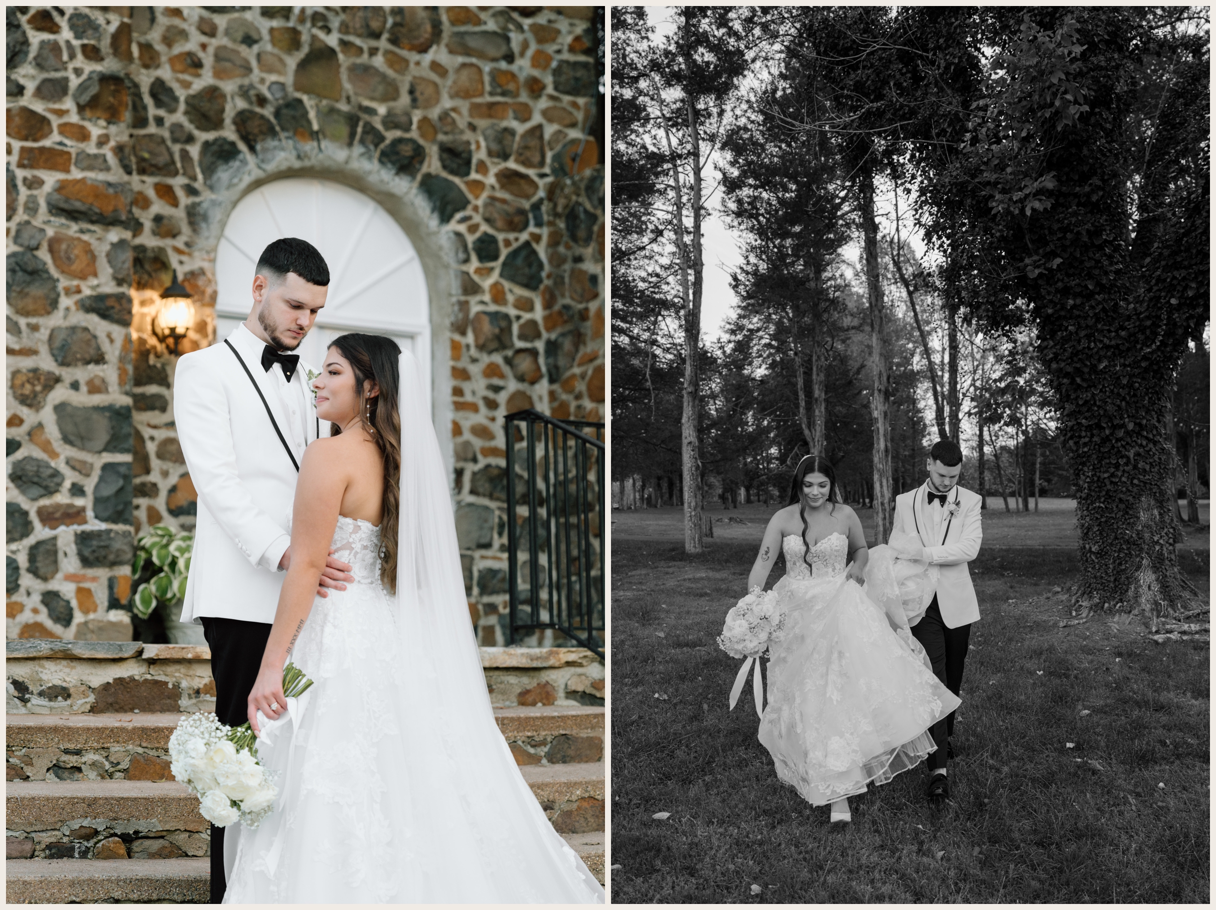 Wedding couples portraits at Potters Craft Cider